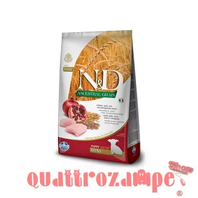 Farmina N/D Ancestral Low Grain Puppy Mini Pollo e Melograno 800 gr