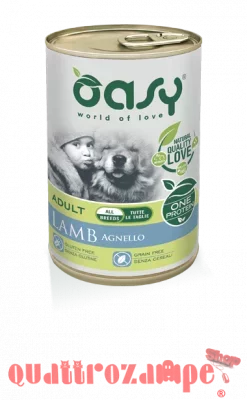 Oasy Dog Monoproteico Agnello 400 gr Umido Per Cani