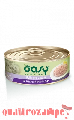 Oasy Cat Kitten Pollo Lattina 150 gr Umido Per Gattini