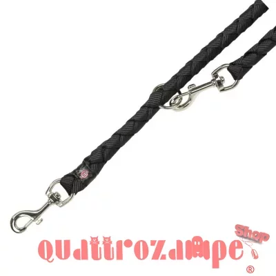 Trixie Guinzaglio Tubolare L XL Nero Addestramento Regolabile 2 metri Per Cani