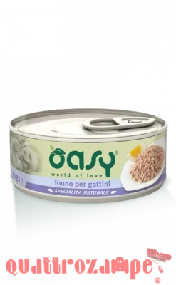 Oasy Cat Kitten Tonno Lattina 70 gr Umido Per Gattini