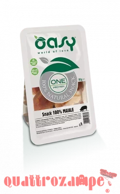 Oasy Snack One Protein Maiale 80 gr per Cani Monoproteico