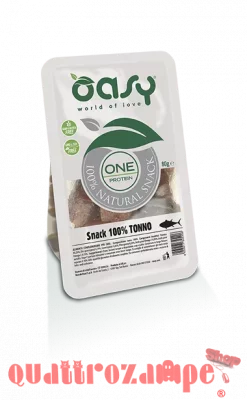 Oasy Snack One Protein Tonno 80 gr per Cani Monoproteico