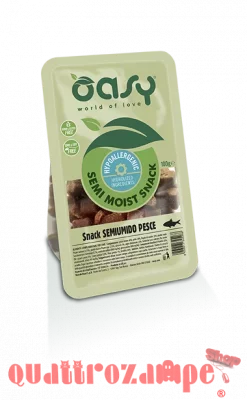 Oasy Snack Semi Umido Pesce 100 gr per Cani