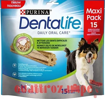 Nestle Purina Snack Dentalife Medium 15 Sticks 345 Gr (3 x 5 Pz)