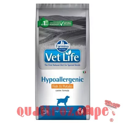 Farmina Vet Life Hypoallergenic Fish & Potato 2 kg Per Cani