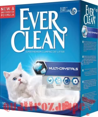 Lettiera Ever Clean Multi Cristal 10 LT Agglomerante