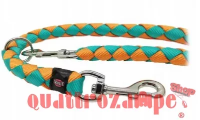 Trixie Guinzaglio Tubolare L XL Arancio Acquamarina Addestramento Regolabile 2 metri Per Cani