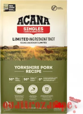 Acana Maiale e Zucca Dog Yorkshire Pork MonoProteico 11,4 kg Per Cane
