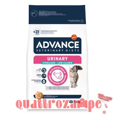 Advance Veterinary Diets Urinary Sterilized Low Calorie 1,25 Kg Gatto