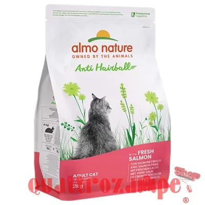 Almo Nature Anti Hairball Salmone 400 gr Crocchette per gatto