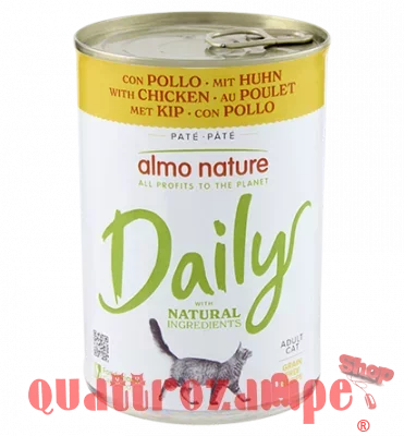 Almo Nature Daily Pollo 400 gr Barattolo Umido Per Gatti