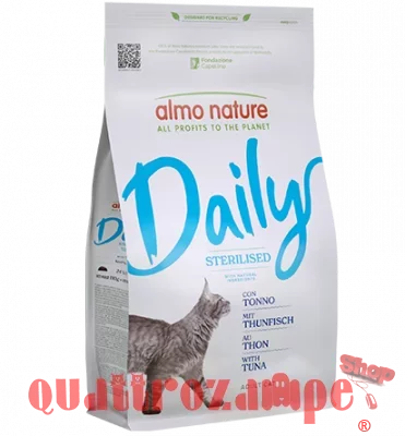 Almo Nature Daily Sterilised Tonno 1,2 KG Crocchette Per Gatti