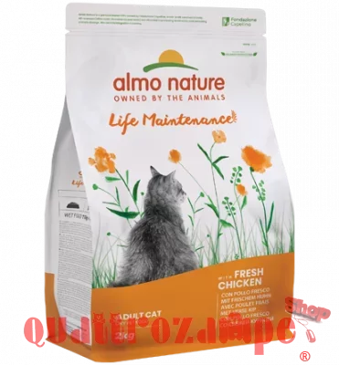 Almo Nature Holistic Maintenance Pollo Fresco 2 kg Crocchette Per Gatti