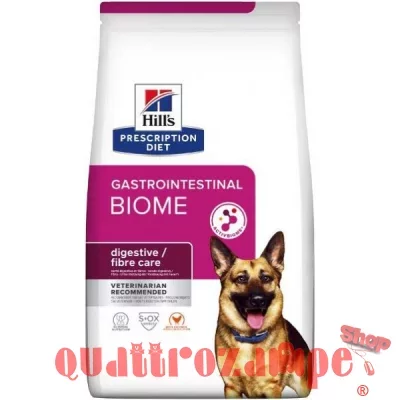 2 SACCHI - Hills Prescription Diet Gastrointestinal Biome 10 kg Digestive Fibre Care per Cane PREZZO A CONFEZIONE