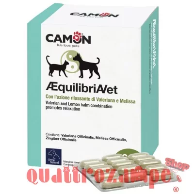 Camon Aequilibriavet Calmante e Rilassante 30 Compresse Cani e Gatti