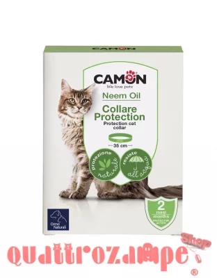 Camon Protection Orme Naturali Collare Olio Di Neem Gatto