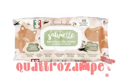 Ferribiella 40 Salviette Detergenti Cocco e Cotone