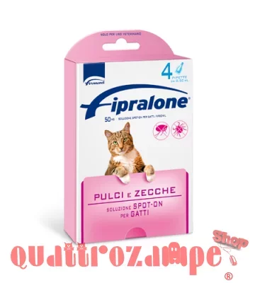 Fipralone Gatto 4 Pipette Antipulce Antizecche