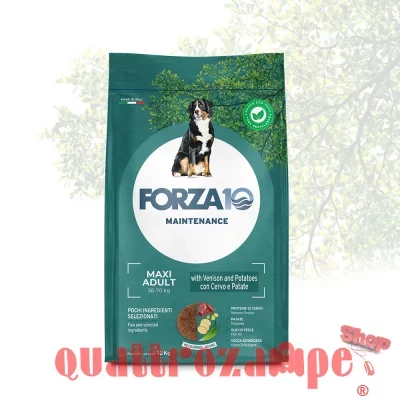 Forza 10 Adult Maxi Maintenance Cervo 12 kg Per Cani