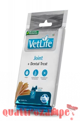 Farmina Dog Vet Life Dental Treat Joint Mini 60 gr Snack Per Cani