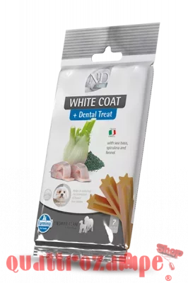 Farmina Dog White Coat Dental Treat Medium Maxi 110 gr Snack Per Cani Manto Bianco