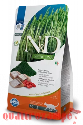 Farmina ND Adult Aringa Spirulina 1,5 kg Crocchette per Gatti