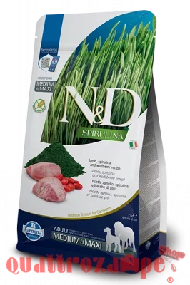 Farmina ND Agnello Spirulina Adult Medium Maxi 2 kg Alimento Per Cani