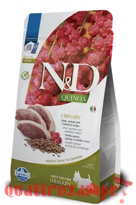 Farmina ND Quinoa Grain Free Mini Urinary 5 kg Crocchette Per Cani