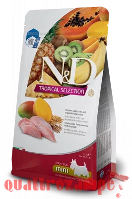 Farmina ND Tropical Fruits Adult Mini Pollo 1,5 Kg Cibo Per Cani