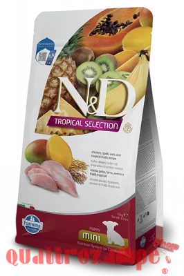 Farmina ND Tropical Fruits Puppy Mini Pollo 5 Kg Crocchette Per Cani