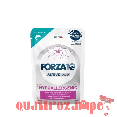 Forza 10 Active Vet Diet Hypoallergenic Pesce 80 Gr Busta Umido Gatto