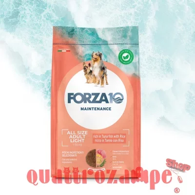 Forza 10 Light All Breeds Maintenance Tonno e Riso 12 kg Per Cani