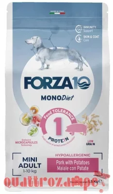 Forza 10 Mini Toy Diet Maiale Patate 1,5 kg Per Cani