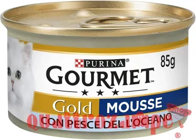 Gourmet gold mousse 85 gr Pesce dell'Oceano Scatoletta Gatti