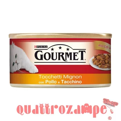 Gourmet Tocchetti Mignon 195 gr Pollo e tacchino