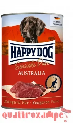 Happy Dog Sensible Australia Canguro Puro 400 gr Cibo Umido Per Cani