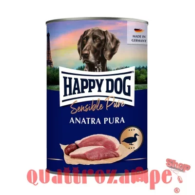 Happy Dog Sensible Pure Anatra 800 gr Umido Cane