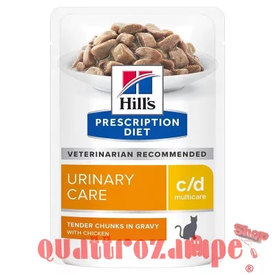 Hill's Diet C/D Pollo Urinary Care 85 gr Umido Gatto