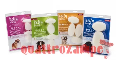 Candioli Kelly Brush Taglia Grande 8 Spugne Abrasive Morbide Igiene Orale