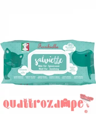 Ferribiella 40 Salviette Detergenti Mille Usi Antibatteriche Lenitive