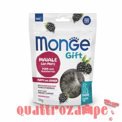 Monge Gift Super M Puppy Junior Maiale More 150 gr Snack Per Cani