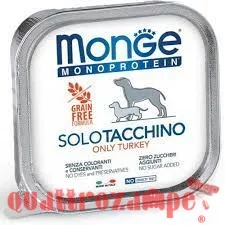 Monge Solo Tacchino Monoproteico 150 gr Umido per Cani