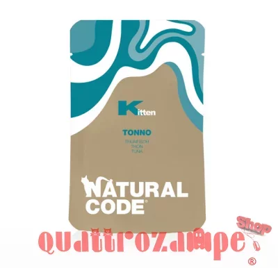 Natural Code Kitten Bustina Tonno 70 Gr Per Gatti Bustina