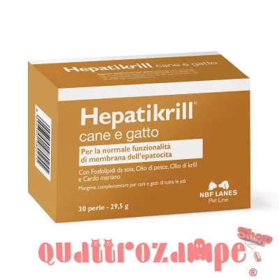 NBF Lanes Hepatikrill 30 Perle Cane e Gatto