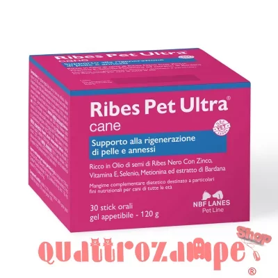 NBF Lanes Ribes Pet Ultra Gel 30 Bustine da 4 gr 120 gr Per Cani