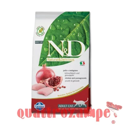 Farmina N/d Prime Grain Free Adult Pollo e Melograno 5 kg Per Gatti