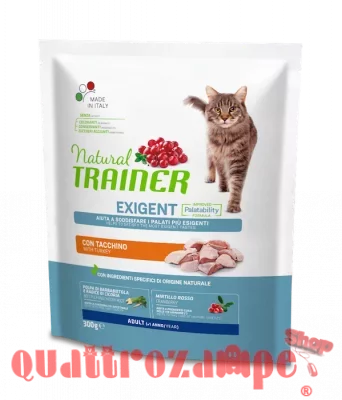 Natural Trainer Exigent Tacchino 300 gr Gatto