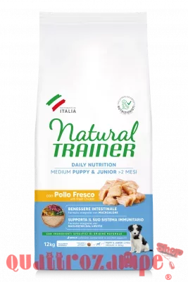 Natural Trainer Puppy Junior Medium kg 3