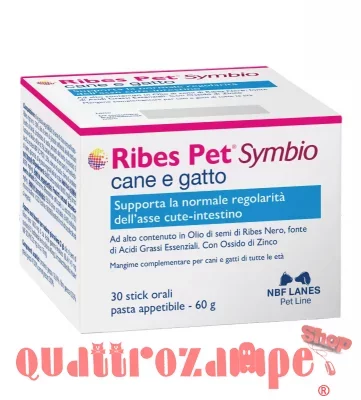 Nbf Lanes Ribes Pet Symbio Gel 30 Buste 60 Gr Cane e Gatto